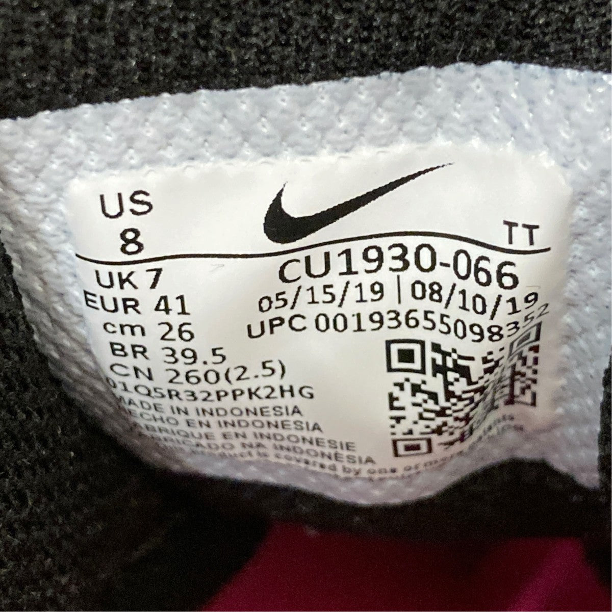 NIKE Air Max 95 Black PinkスニーカーCU1930-066 古着・中古-6枚目のアイテム画像