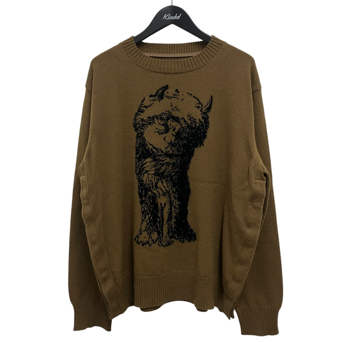 sacai 25AWWHERE THE WILD THINGS ARE Wool Knit長袖ニット25-01001S 古着・中古-1枚目のアイテム画像