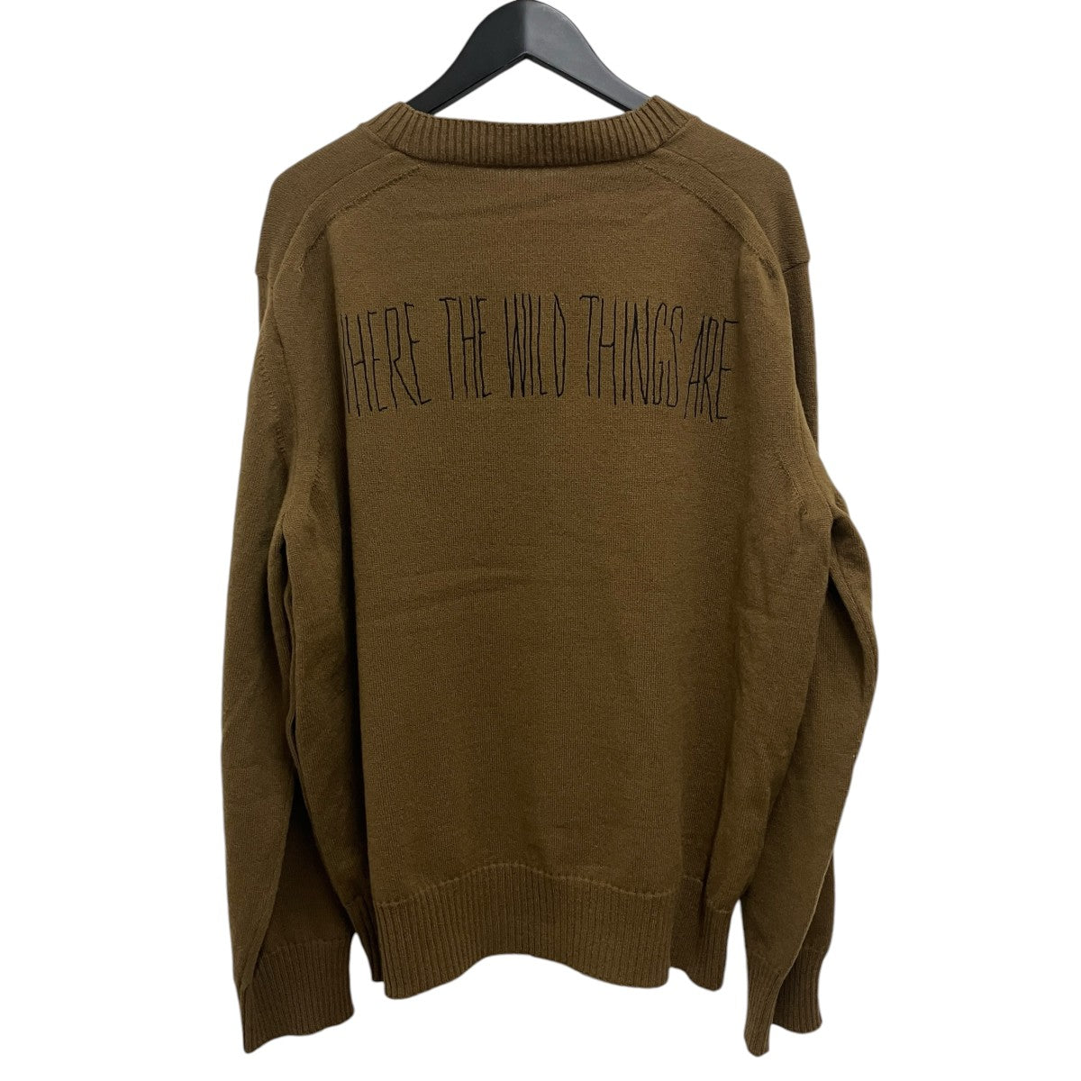sacai 25AWWHERE THE WILD THINGS ARE Wool Knit長袖ニット25-01001S 古着・中古-2枚目のアイテム画像