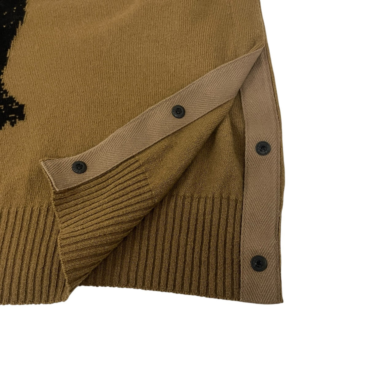 sacai 25AWWHERE THE WILD THINGS ARE Wool Knit長袖ニット25-01001S 古着・中古-5枚目のアイテム画像