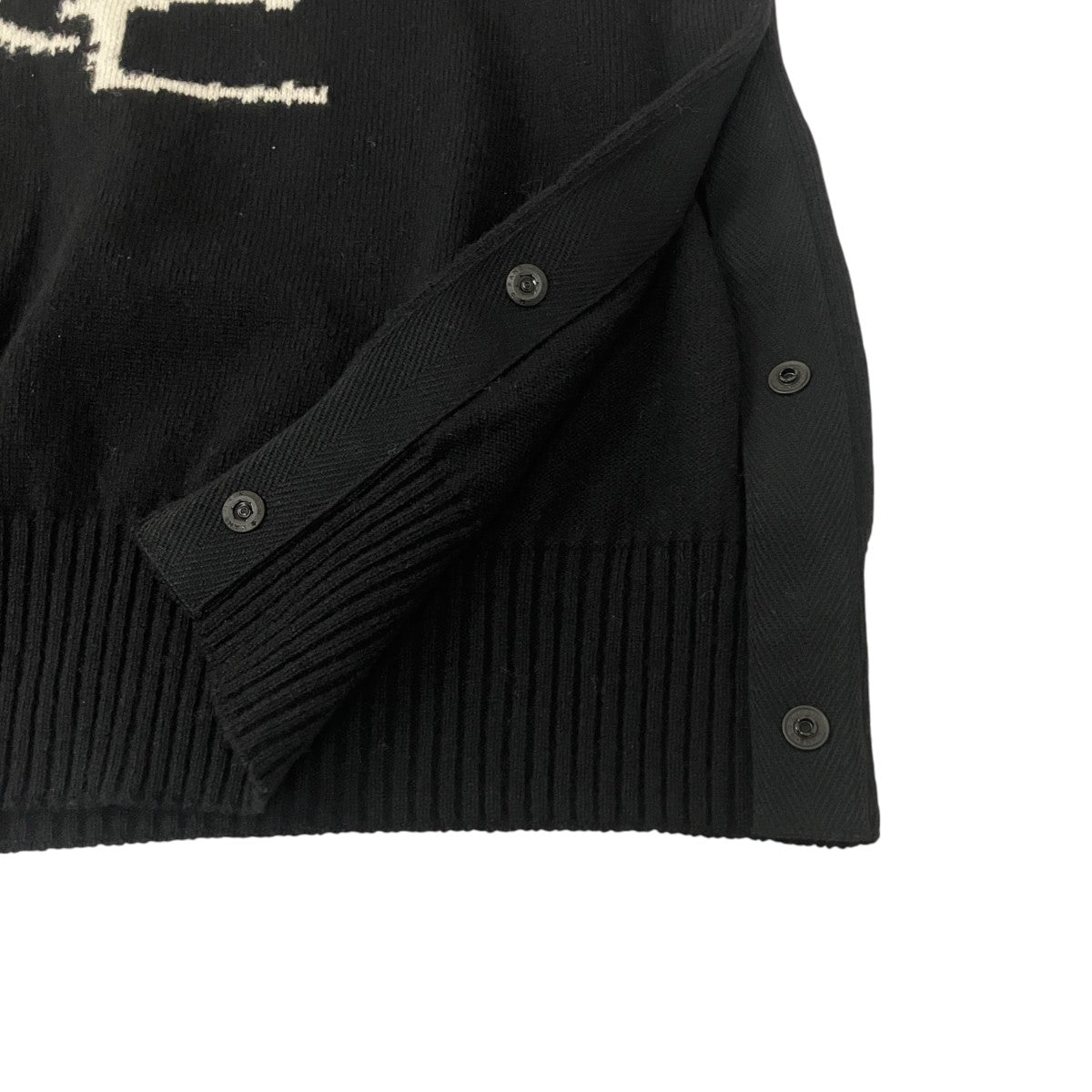 sacai WHERE THE WILD THINGS ARE Wool Knit PO長袖ニット25-01000S 古着・中古-5枚目のアイテム画像