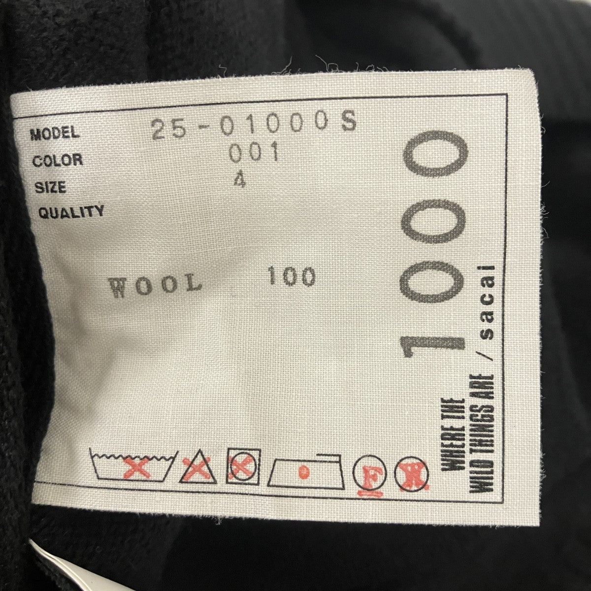 sacai WHERE THE WILD THINGS ARE Wool Knit PO長袖ニット25-01000S 古着・中古-6枚目のアイテム画像