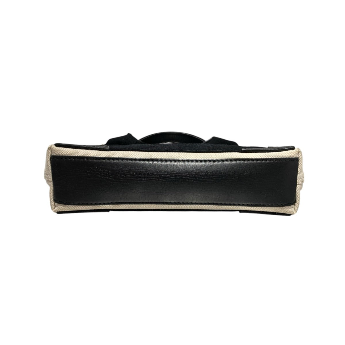 BALENCIAGA ネイビーカバ XS キャンバス ロゴ ポーチ付きハンドバッグ390346 古着・中古-4枚目のアイテム画像