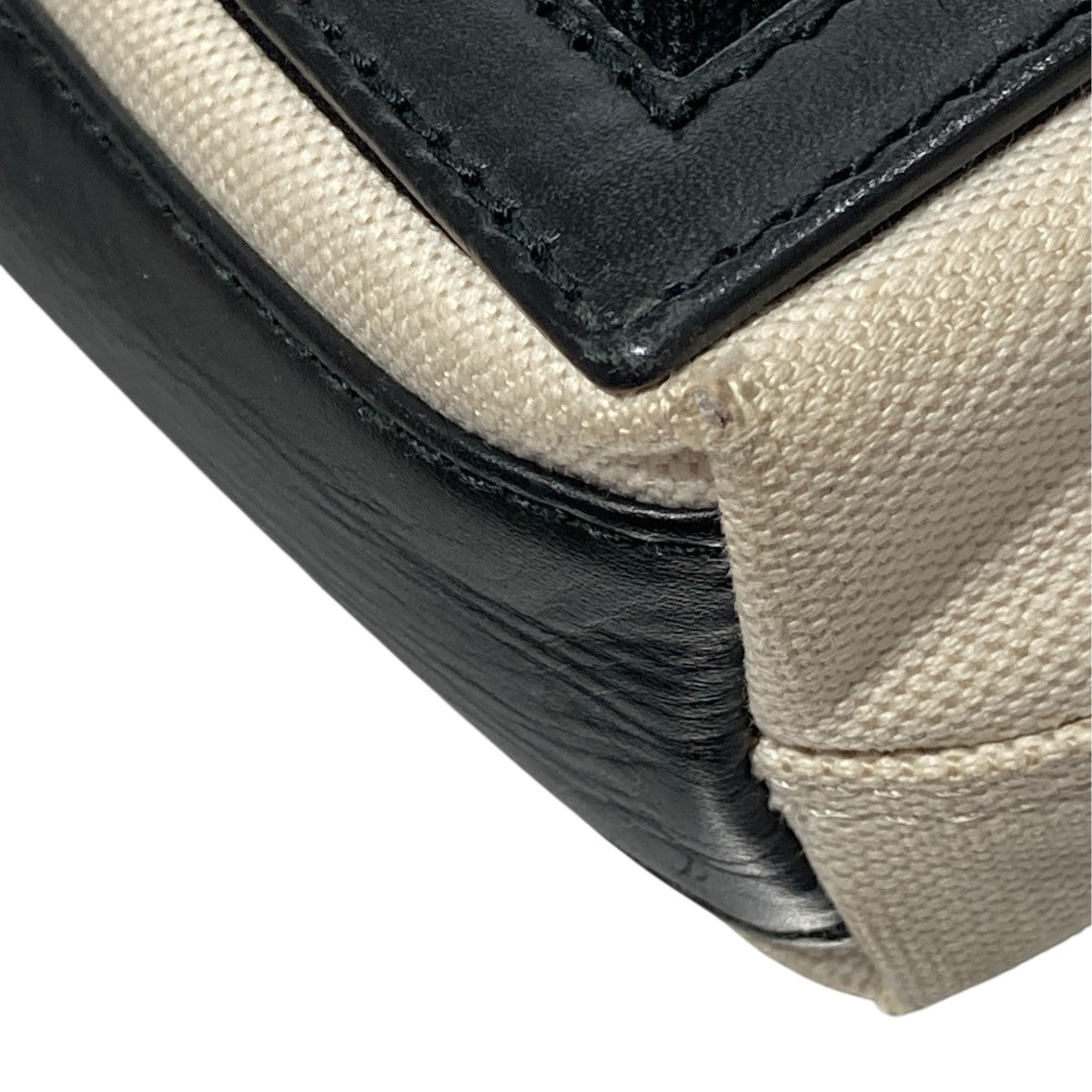 BALENCIAGA ネイビーカバ XS キャンバス ロゴ ポーチ付きハンドバッグ390346 古着・中古-8枚目のアイテム画像
