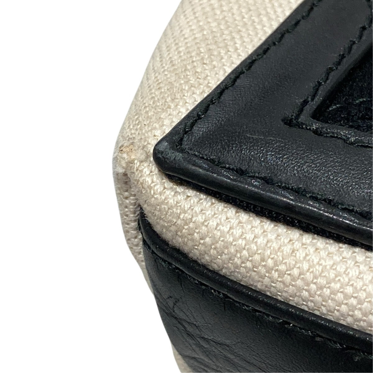 BALENCIAGA ネイビーカバ XS キャンバス ロゴ ポーチ付きハンドバッグ390346 古着・中古-9枚目のアイテム画像
