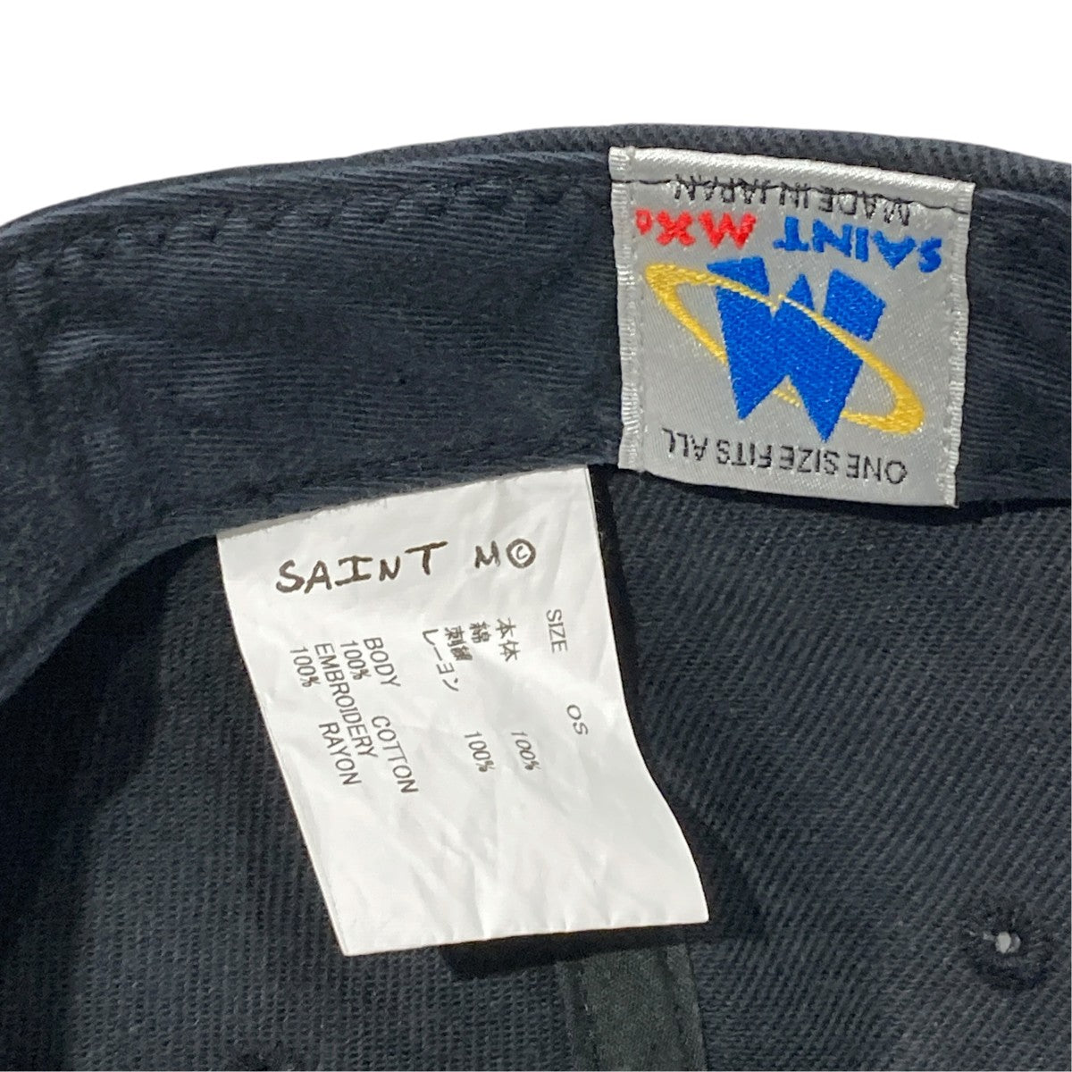 SAINT MICHAEL 6PANEL CAP SAINTキャップSM-HR8-0000-079 古着・中古-4枚目のアイテム画像