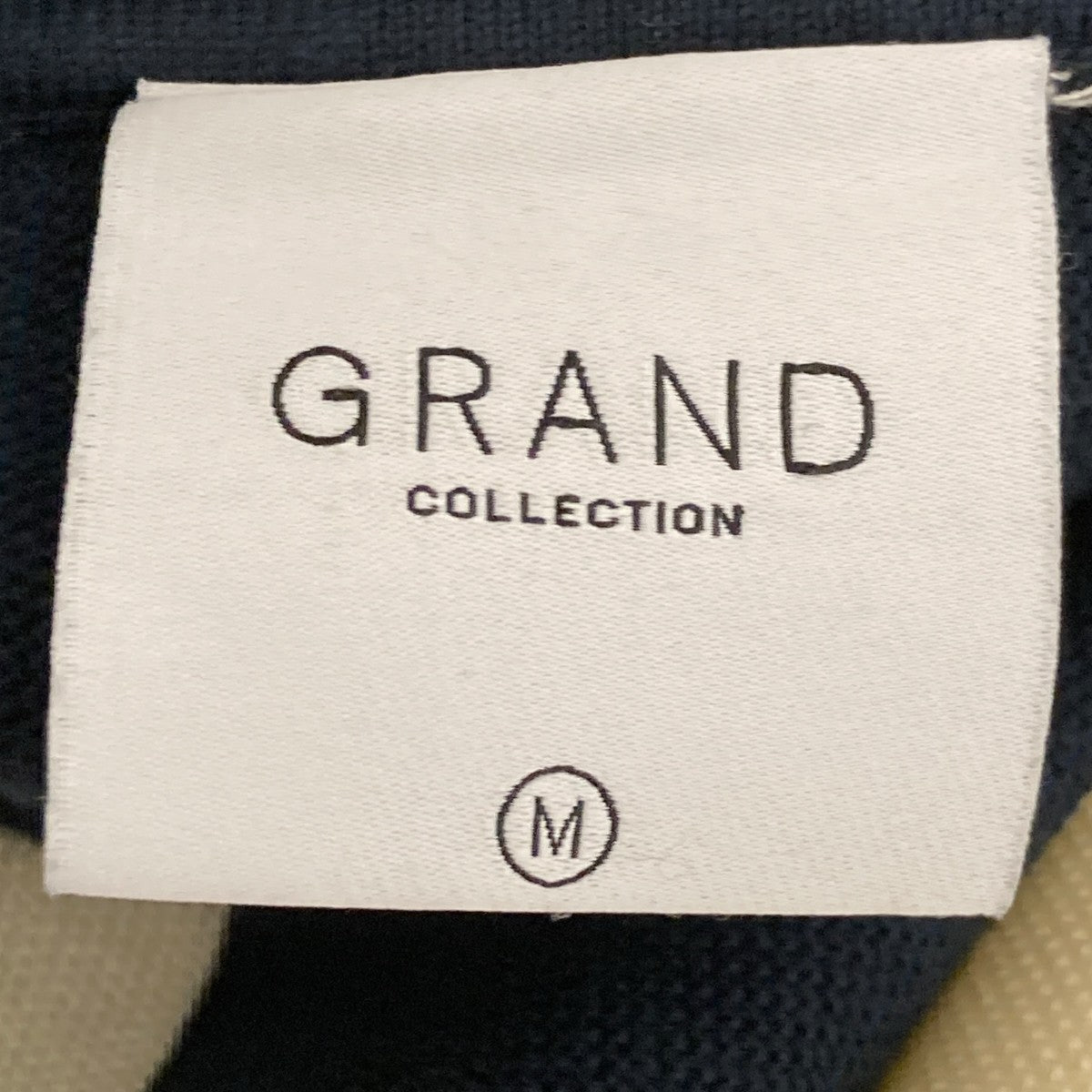 GRAND COLLECTION KNIT QUARTER ZIP SWEATERニット? idnight Navy） 古着・中古-5枚目のアイテム画像