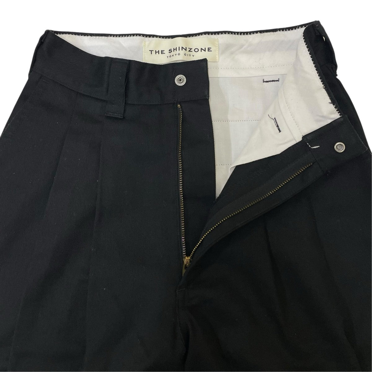 THE SHINZONE TOMBOY PANTSタックパンツ20AMSPA64 古着・中古-3枚目のアイテム画像
