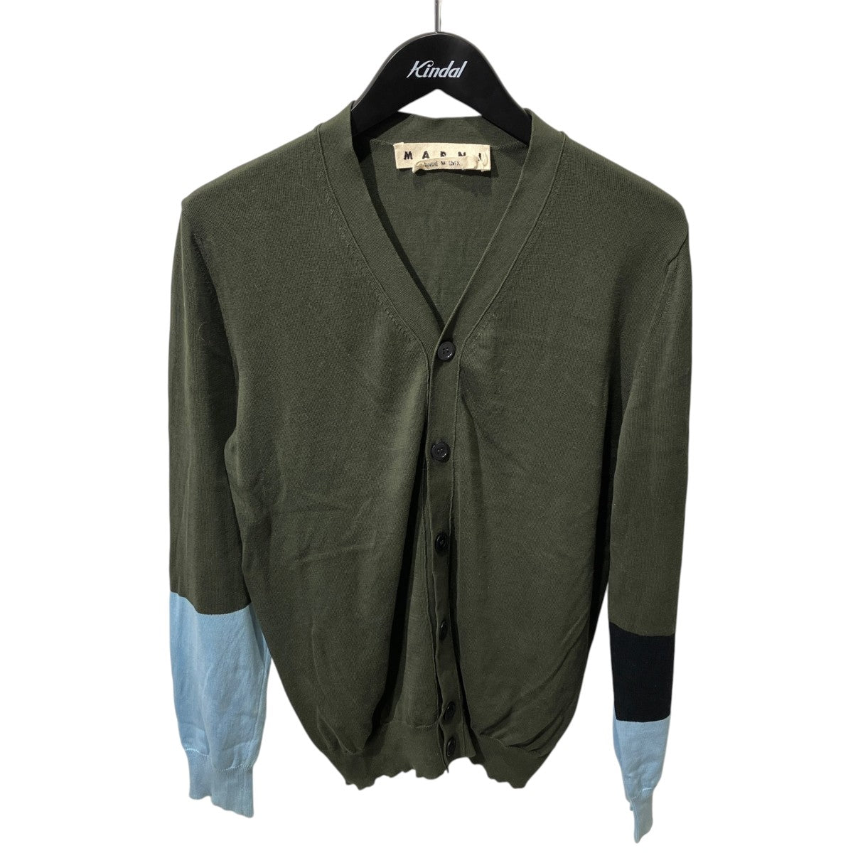 MARNI Color Block Cotton Knit Cardigan長袖カーディガンM05HA0075 古着・中古-1枚目のアイテム画像