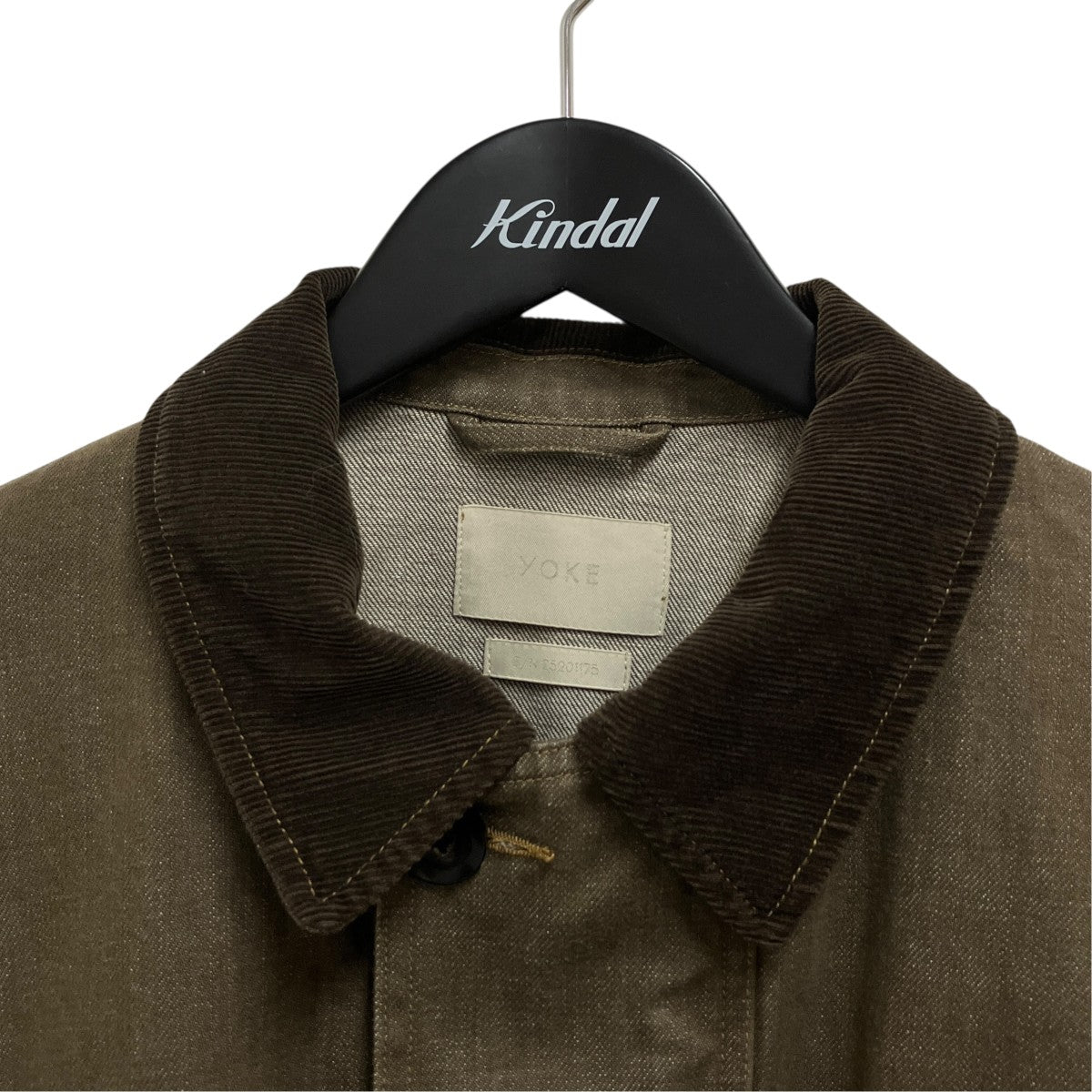 YOKE Denim Coverall Half CoatカバーオールYK25FW01065C 古着・中古-3枚目のアイテム画像