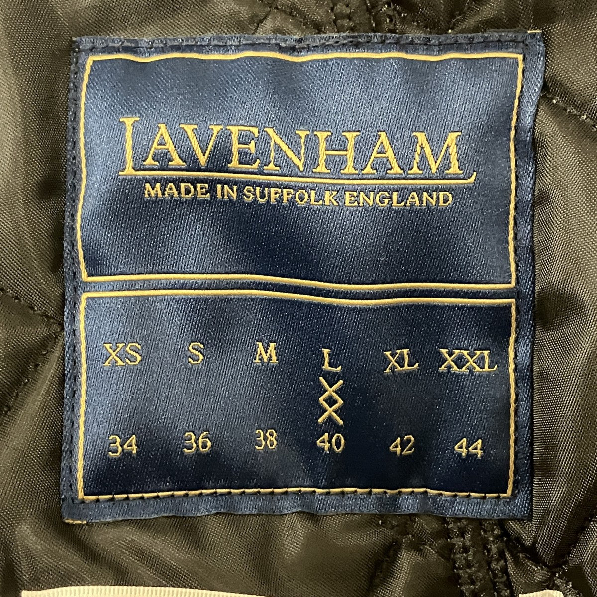 COMME des GARCONS SHIRT×LAVENHAM ダイヤモンドキルティング フード付コートFN-C521 古着・中古-7枚目のアイテム画像