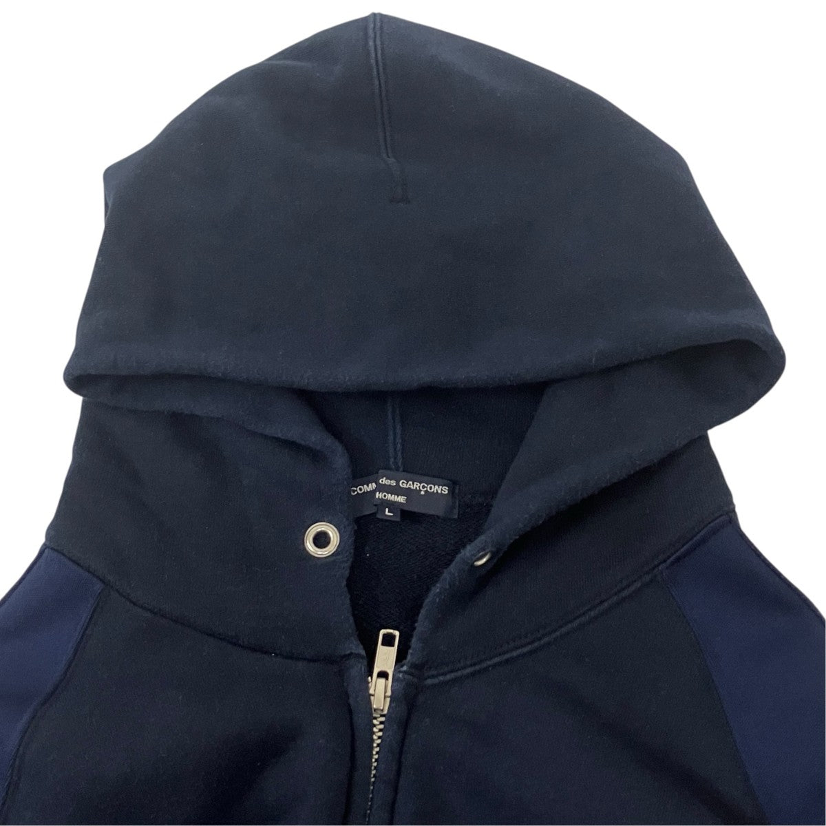COMME des GARCONS HOMME 21AW切替ジップパーカーHE-T017 古着・中古-5枚目のアイテム画像