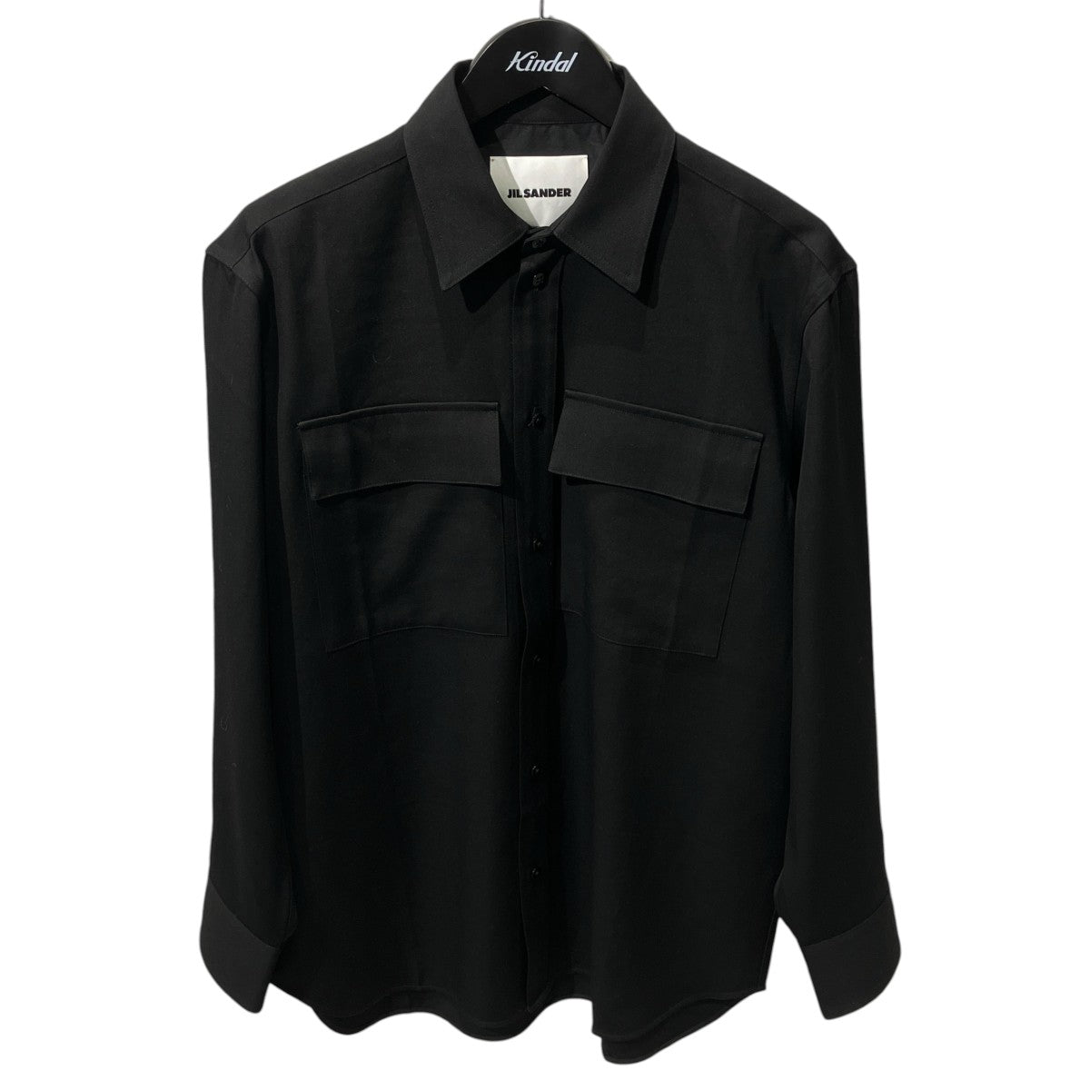 JIL SANDER 22AWLight Wool Gabardine Shirt長袖シャツJ21DL0009 古着・中古-1枚目のアイテム画像