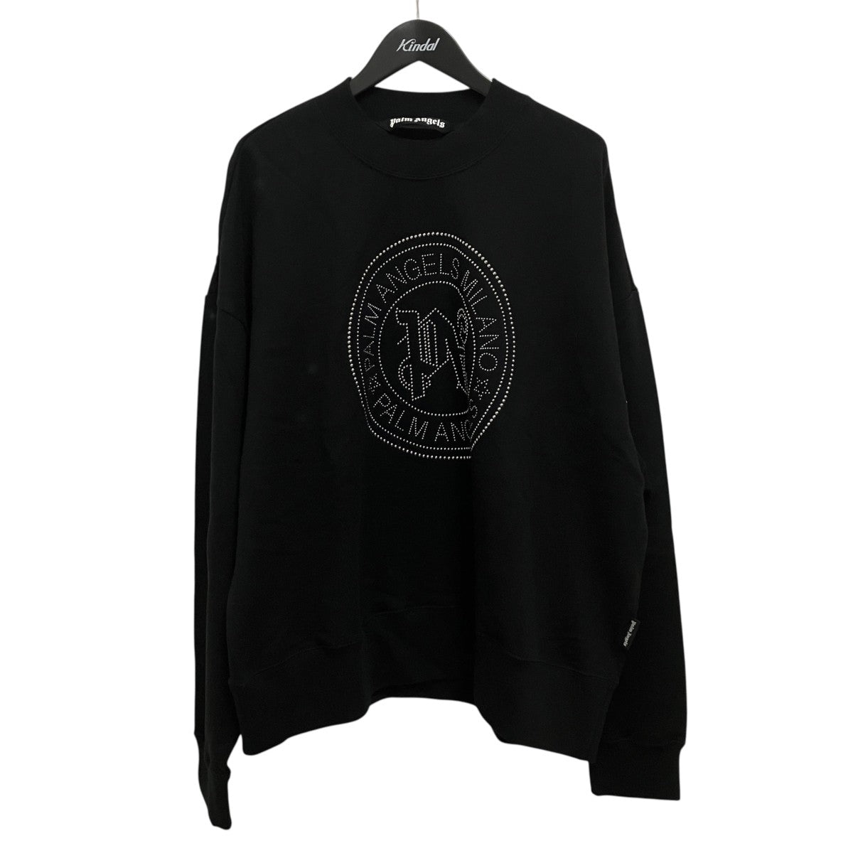 Palm Angels 24SSMILANO STUD CREW長袖クルーネックスウェットPMBA074R24FLE0081077 古着・中古-1枚目のアイテム画像