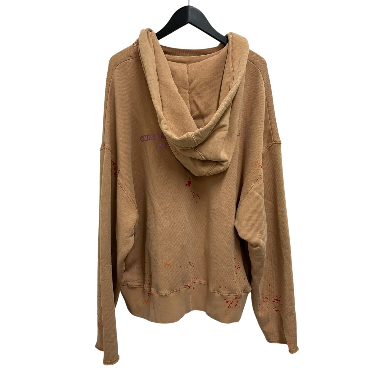 Palm Angels PXP PAINTED RAW CUT HOODY長袖フーディーPMBS23-102 古着・中古-2枚目のアイテム画像