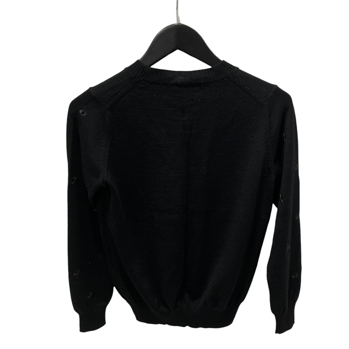 tricot COMME des GARCONS 21ssフラワー刺繍ニット長袖ニットTG-N006 古着・中古-2枚目のアイテム画像