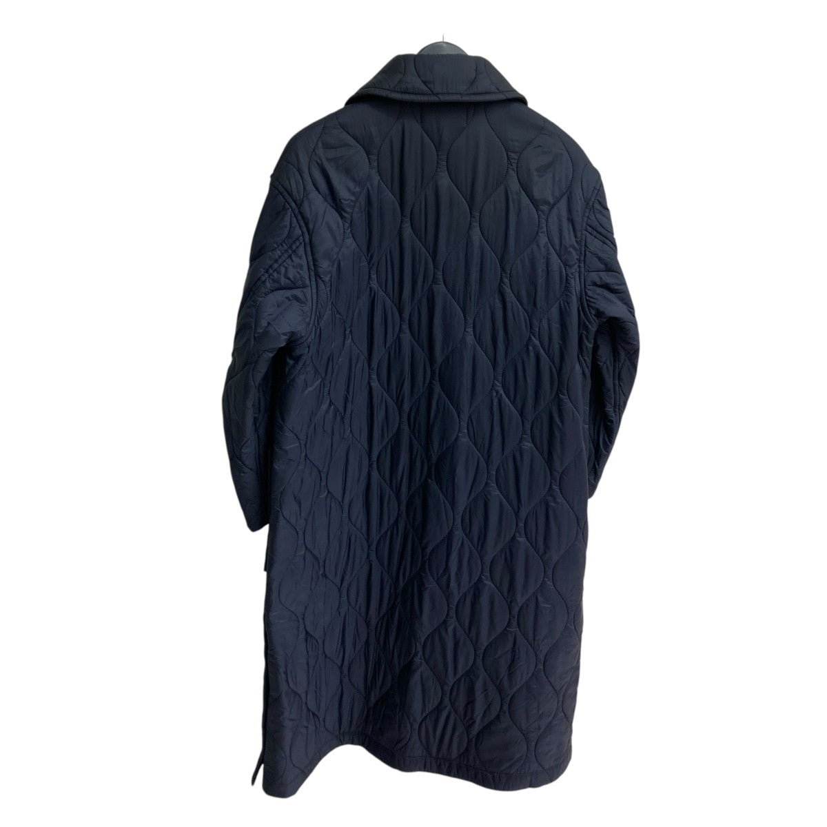 tricot COMME des GARCONS ナイロンキルティング丸襟ロングコートTH-C010 古着・中古-2枚目のアイテム画像