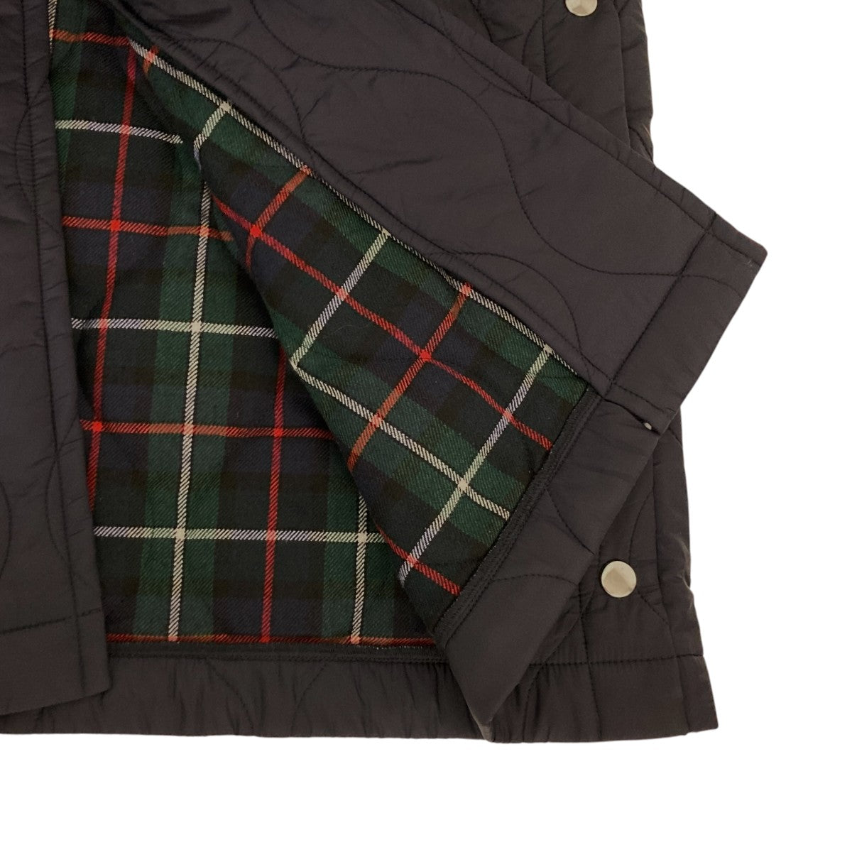tricot COMME des GARCONS ナイロンキルティング丸襟ロングコートTH-C010 古着・中古-5枚目のアイテム画像