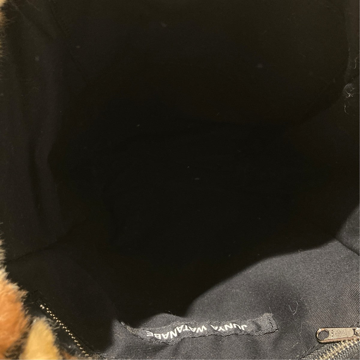 JUNYA WATANABE フェイクファーヒョウ柄トートバッグJJ-K201 古着・中古-5枚目のアイテム画像