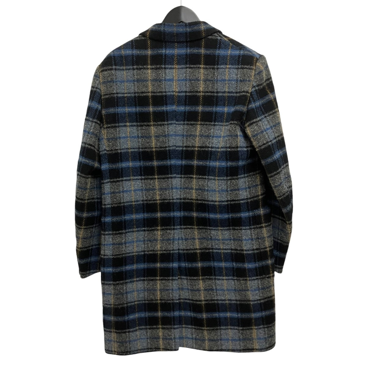Calvin Klein Checked Wool Overcoatロングコート000935156005785004 古着・中古-2枚目のアイテム画像