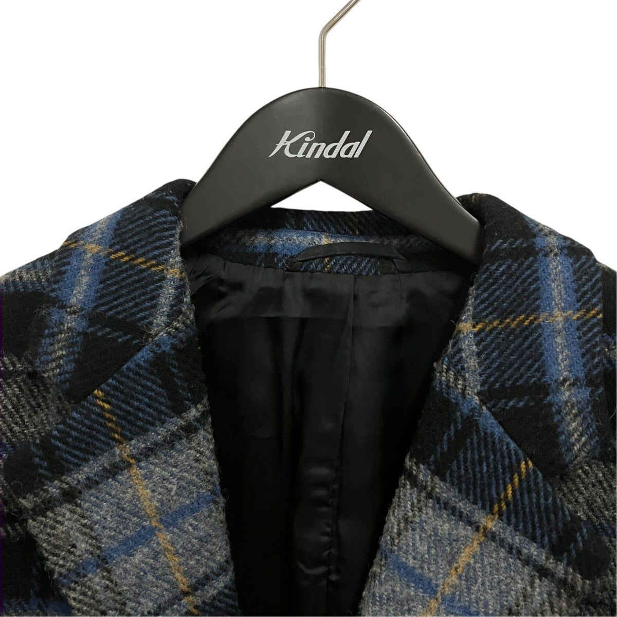 Calvin Klein Checked Wool Overcoatロングコート000935156005785004 古着・中古-3枚目のアイテム画像