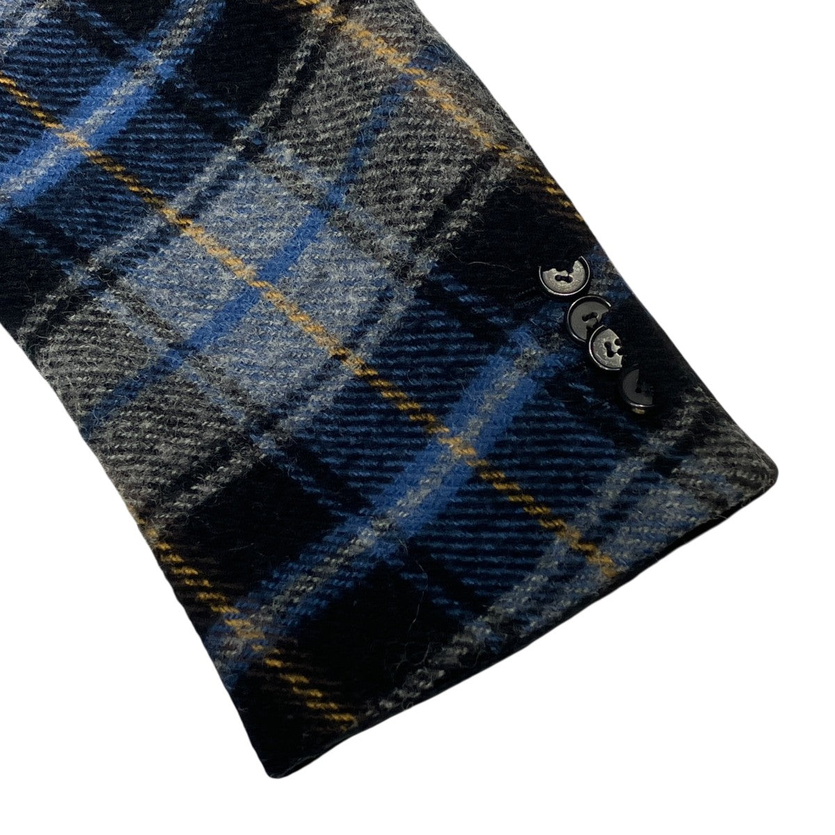 Calvin Klein Checked Wool Overcoatロングコート000935156005785004 古着・中古-4枚目のアイテム画像