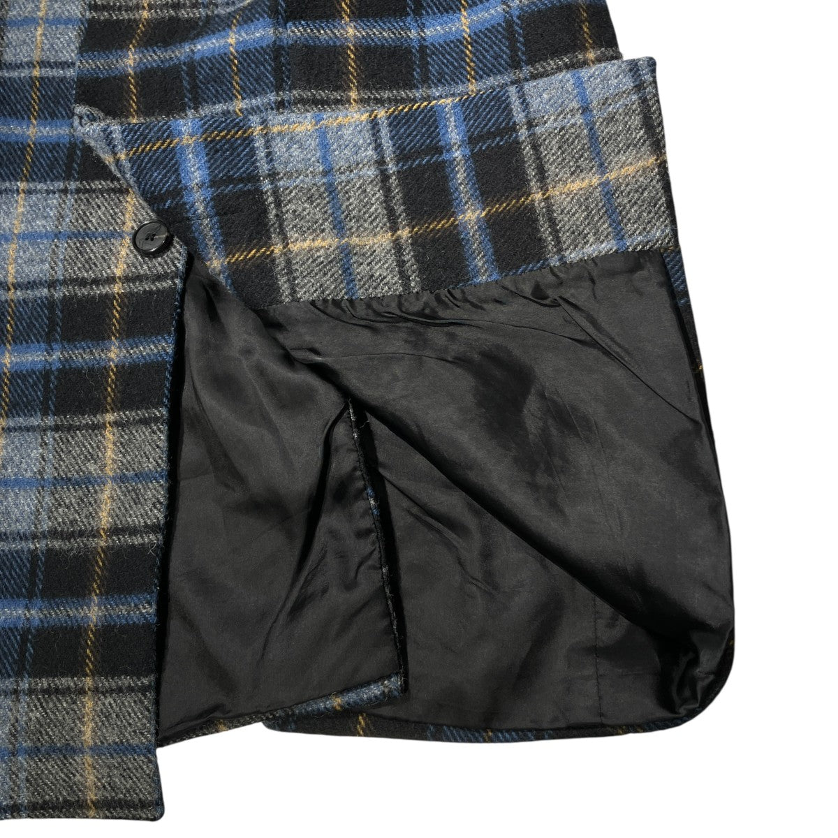 Calvin Klein Checked Wool Overcoatロングコート000935156005785004 古着・中古-5枚目のアイテム画像