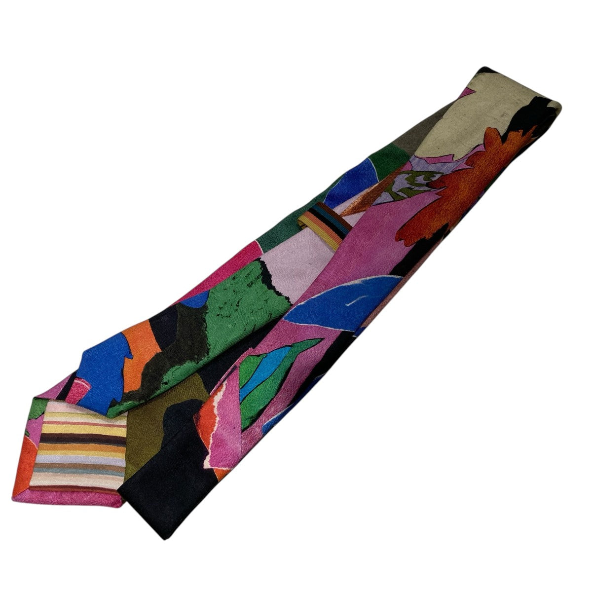 Paul Smith River Collageネクタイ163518 古着・中古-2枚目のアイテム画像