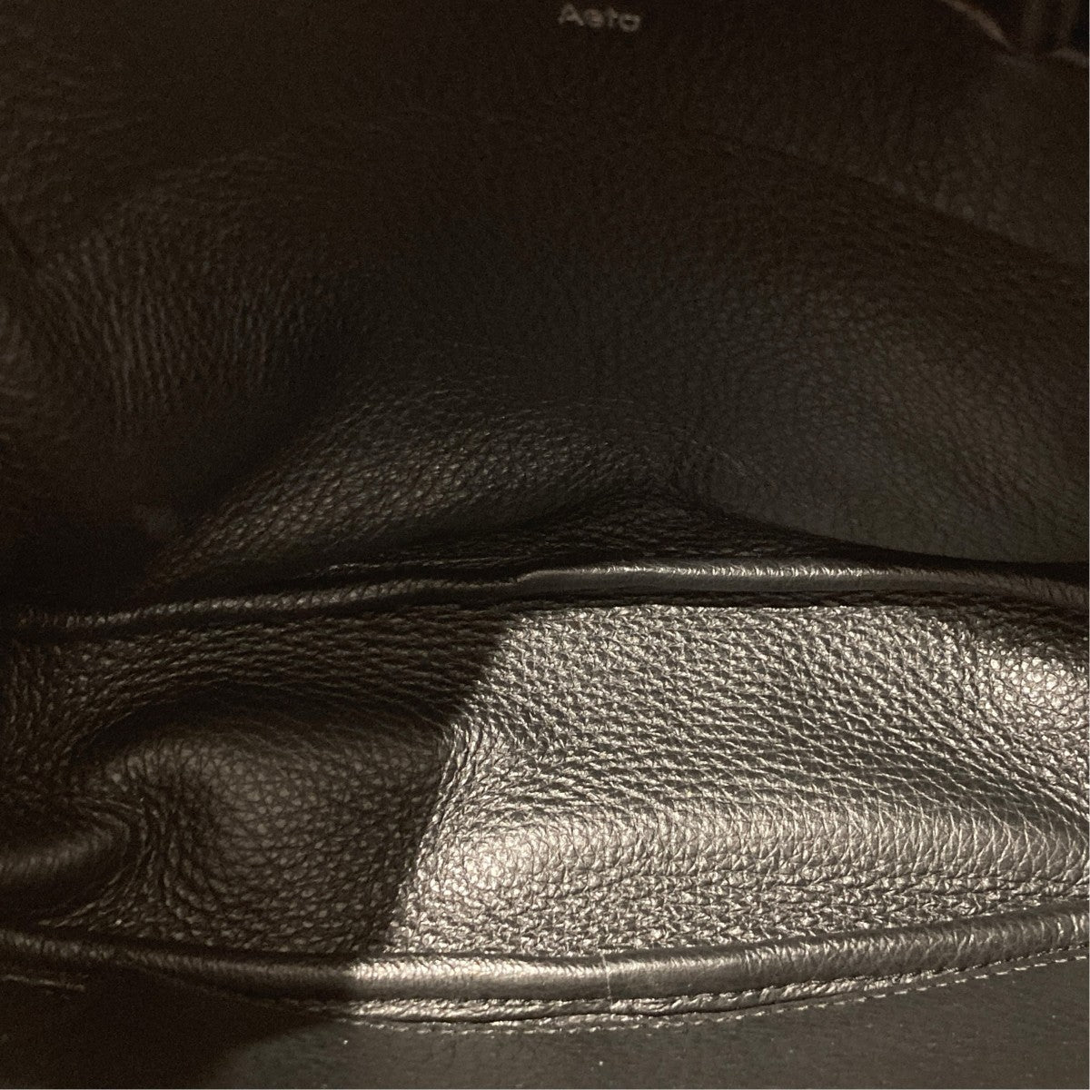 Aeta DEER LEATHERハンドバッグDA25 古着・中古-5枚目のアイテム画像