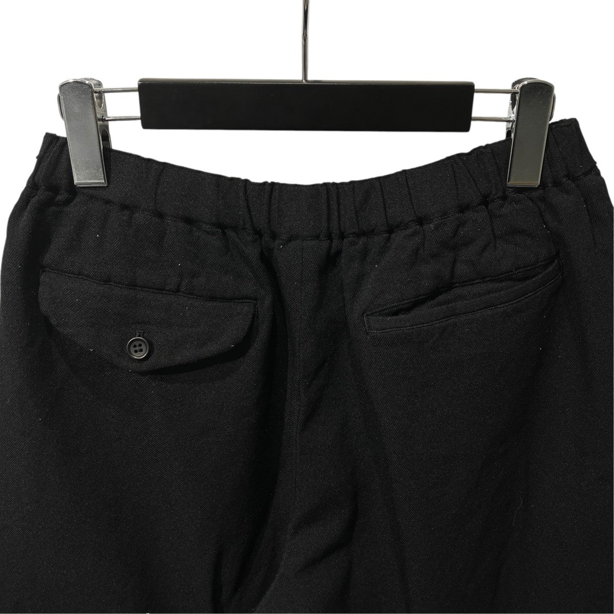 BLACK COMME des GARCONS 17AWポリエステル縮絨 イージーパンツドッキングパンツ1T-P009 古着・中古-4枚目のアイテム画像
