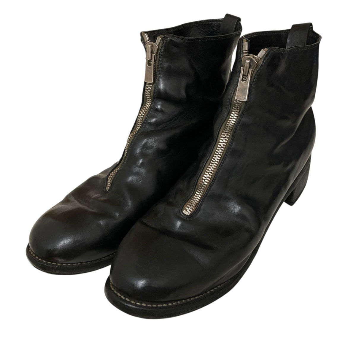 GUIDI PL1 フロントジップブーツ 古着・中古-1枚目のアイテム画像