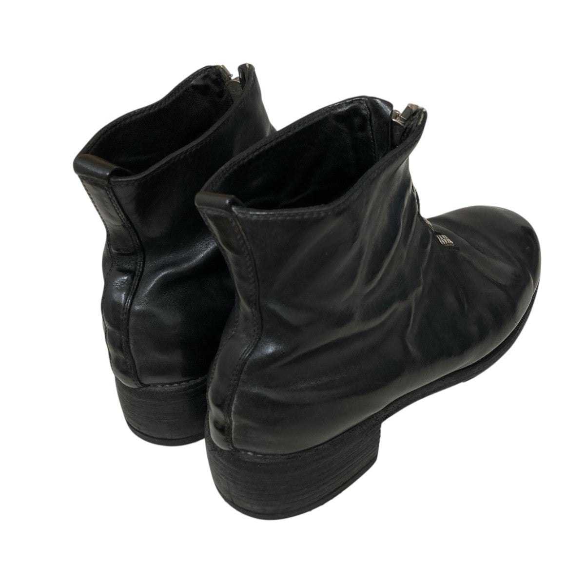 GUIDI PL1 フロントジップブーツ 古着・中古-2枚目のアイテム画像