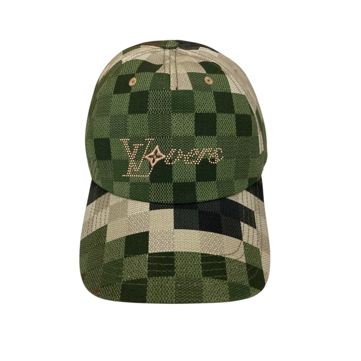 LOUIS VUITTON 24SSＭ7363L Damier camouflage CapキャップNX4263 古着・中古-1枚目のアイテム画像