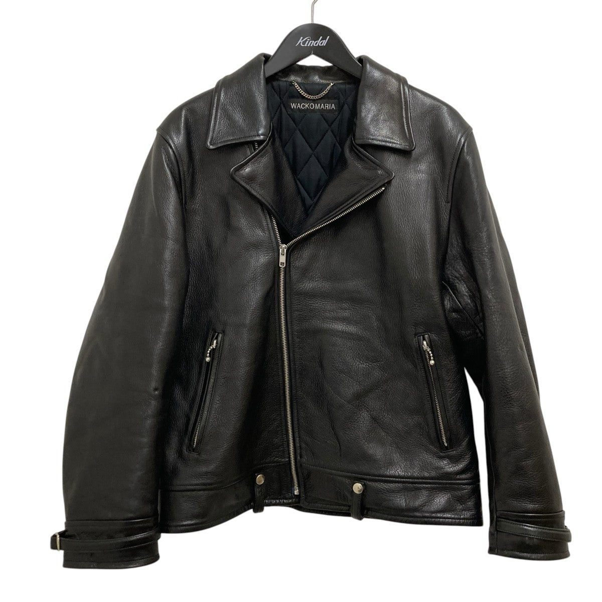WACKO MARIA 24AWLEATHER DOUBLE RIDERS JACKETレザージャケット24FW-WMO-BL03 古着・中古-1枚目のアイテム画像