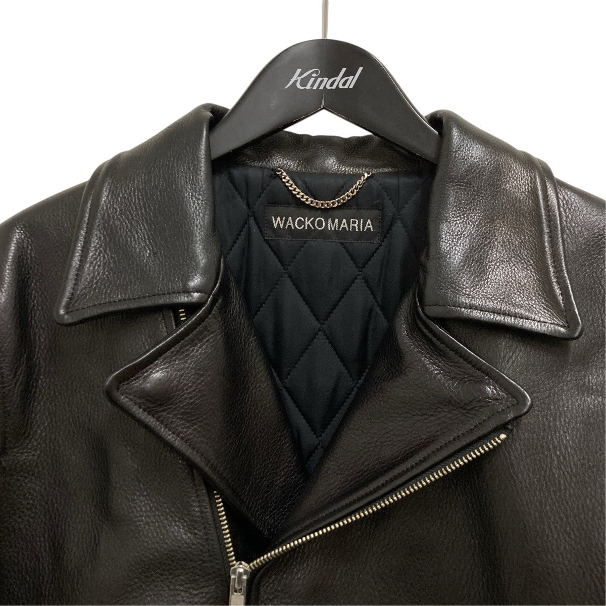 WACKO MARIA 24AWLEATHER DOUBLE RIDERS JACKETレザージャケット24FW-WMO-BL03 古着・中古-3枚目のアイテム画像