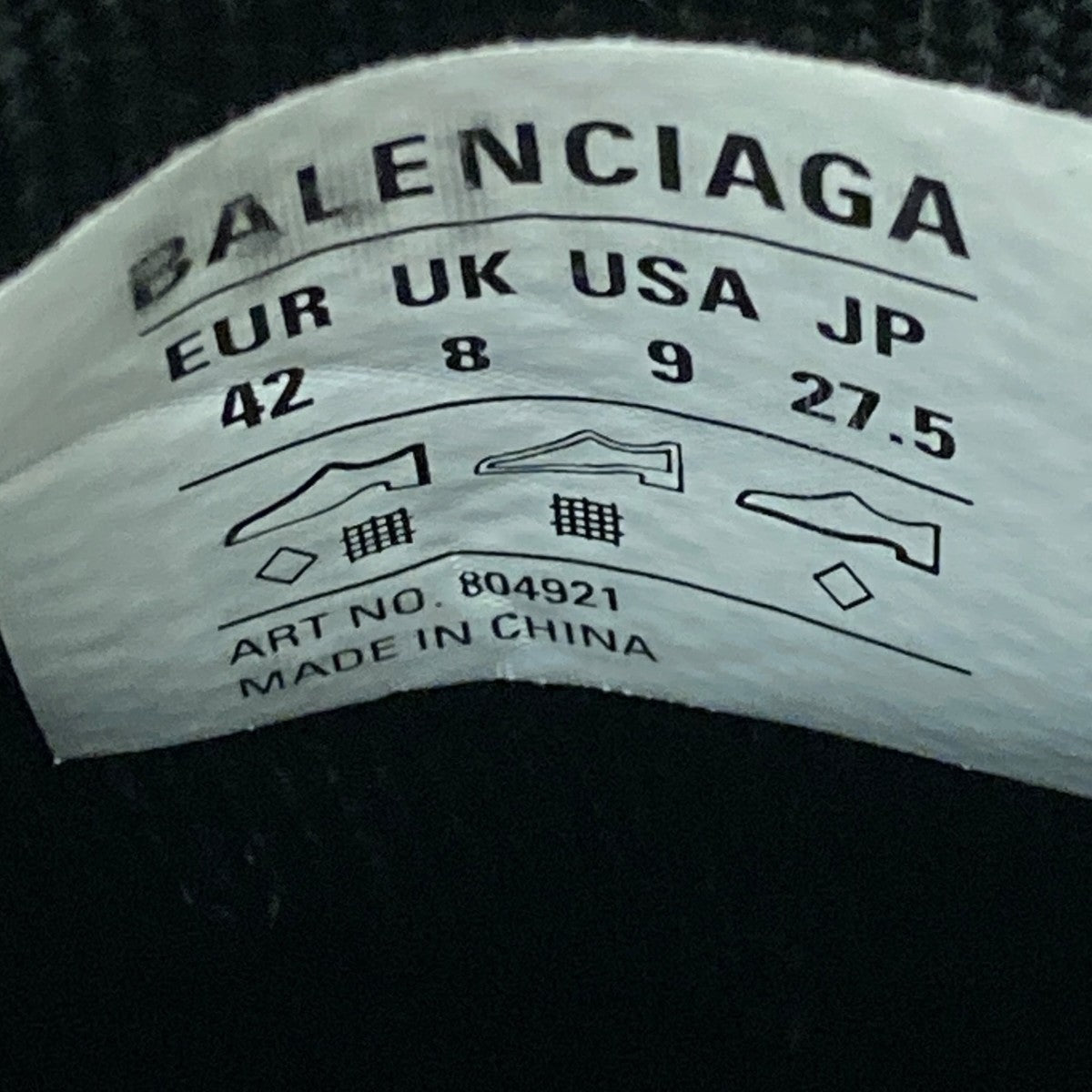 BALENCIAGA 25SSHIKEローカットスニーカー804921 古着・中古-6枚目のアイテム画像