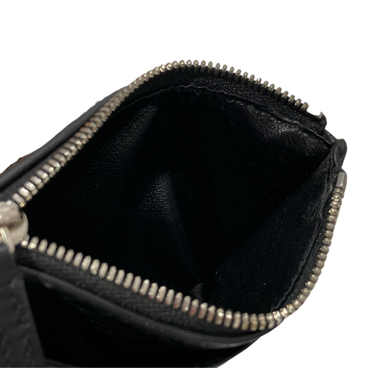 BALENCIAGA Black and sky blue cash square folded wallet2つ折り財布591315 古着・中古-5枚目のアイテム画像