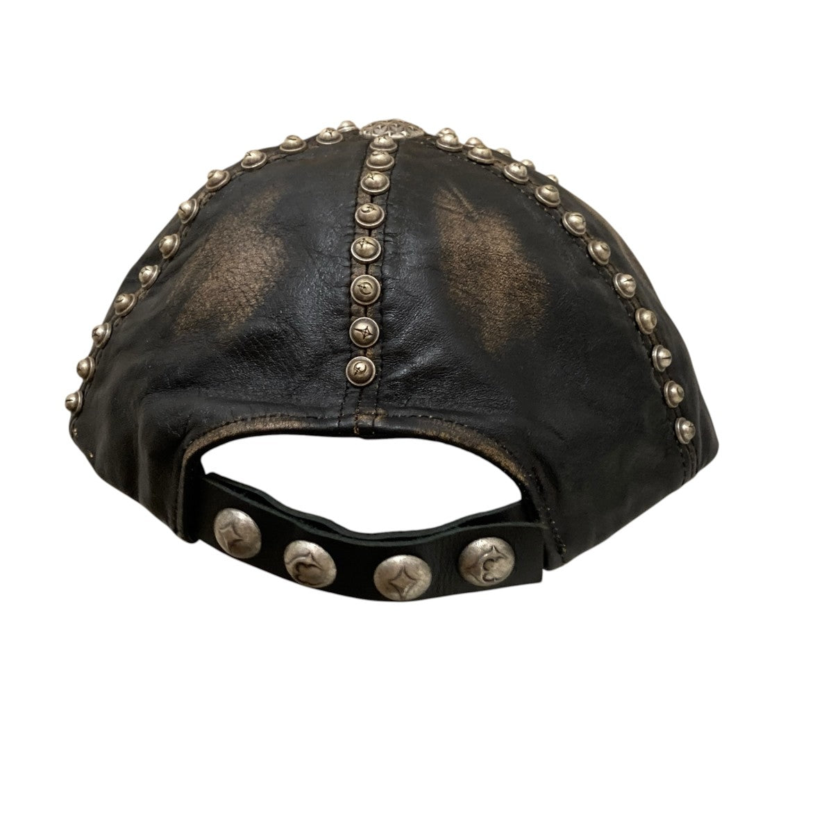 THUG CLUB 25AWSTUDDED WASHED LEATHERキャップTC25AC2103 古着・中古-2枚目のアイテム画像