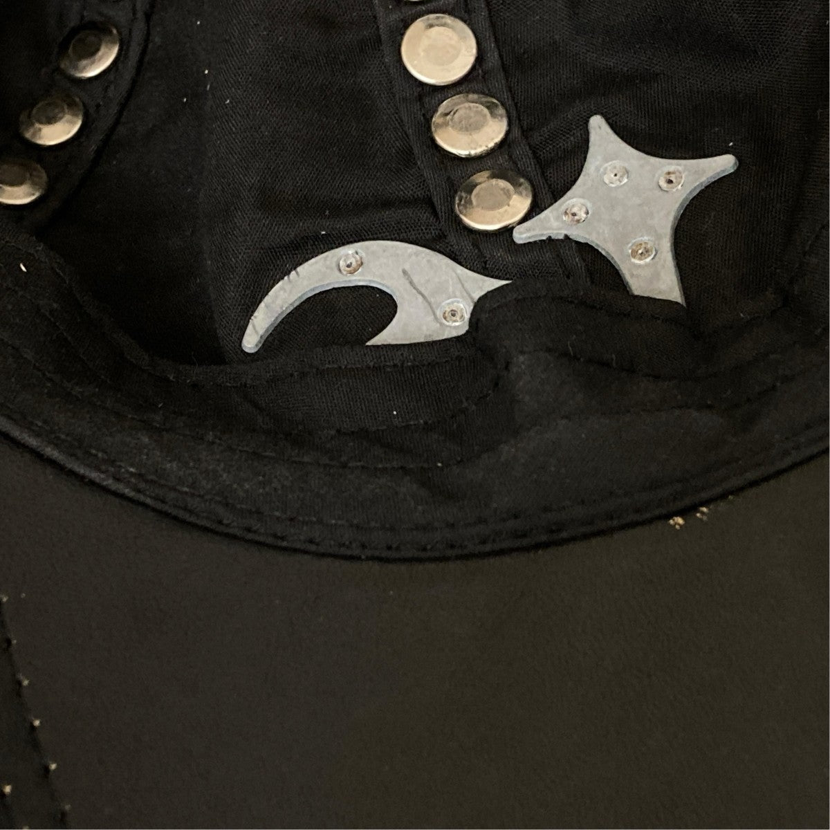 THUG CLUB 25AWSTUDDED WASHED LEATHERキャップTC25AC2103 古着・中古-4枚目のアイテム画像
