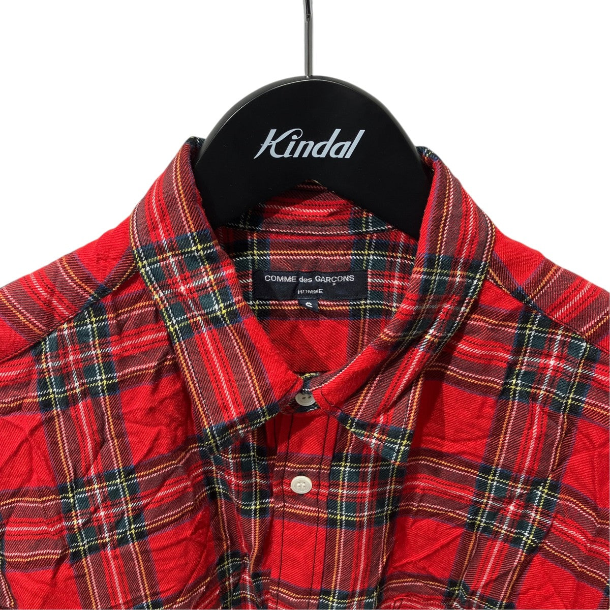 COMME des GARCONS HOMME チェックシャツHN-B011 古着・中古-3枚目のアイテム画像