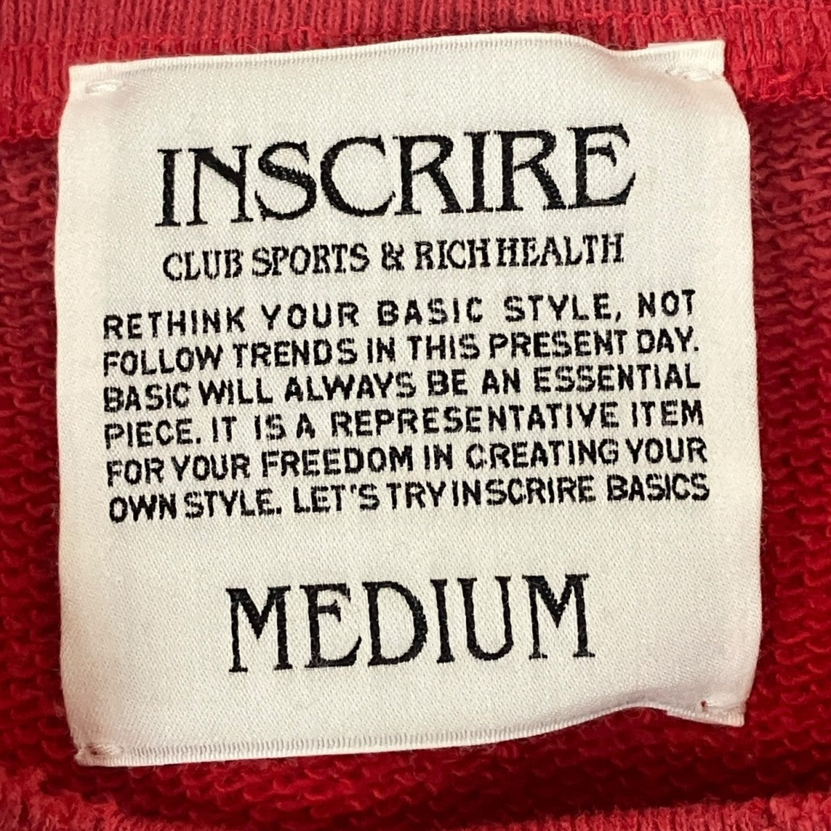 INSCRIRE 26SSSweat shirtスウェットI26SS-BC7B 古着・中古-6枚目のアイテム画像