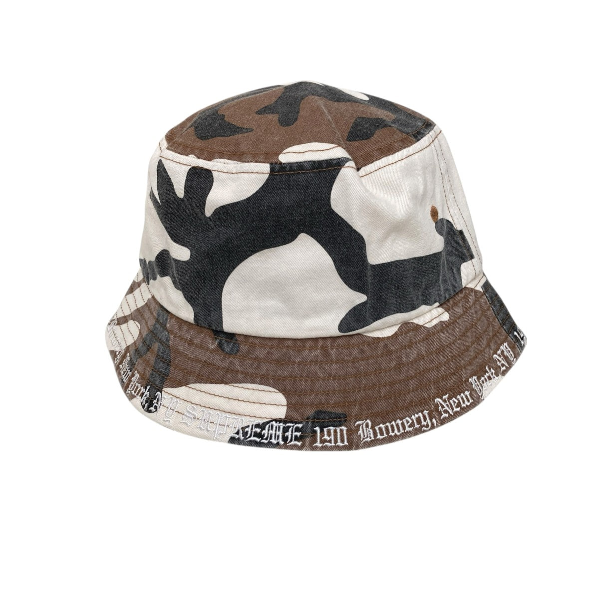 Supreme EMBROIDERED BRIM CRUSHERハット 古着・中古-1枚目のアイテム画像