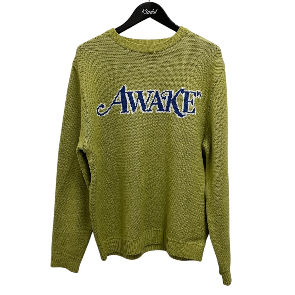 AWAKE 20SSClassic Logo Intarsia Sweaterニット275890 古着・中古-1枚目のアイテム画像