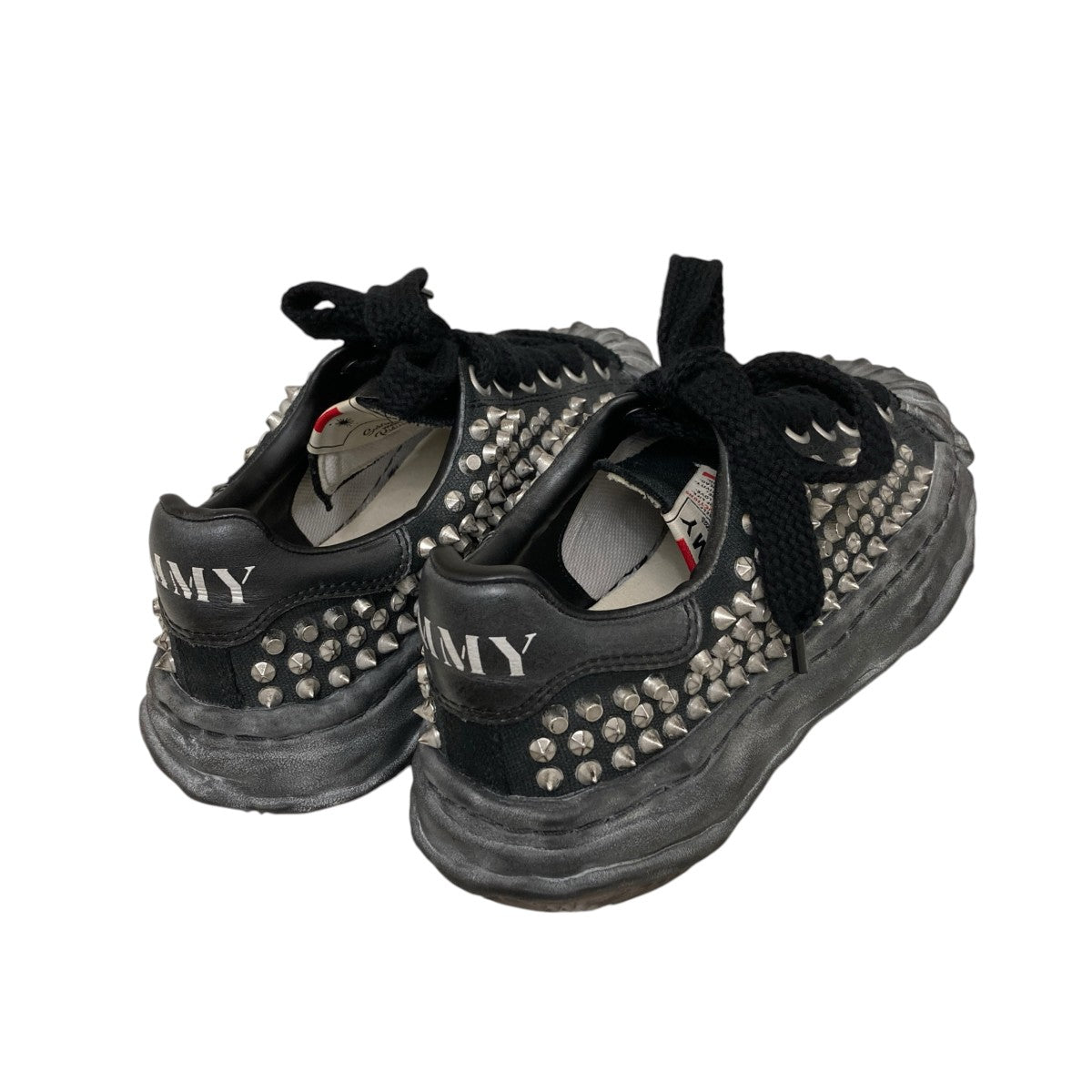 Maison MIHARA YASUHIRO BLAKEY STUDDED Canvas Low-top SneakerスニーカーA13FW729 古着・中古-2枚目のアイテム画像