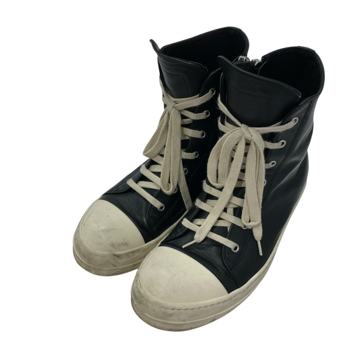 RICK OWENS ラモーンズハイトップスニーカー64476 古着・中古-1枚目のアイテム画像