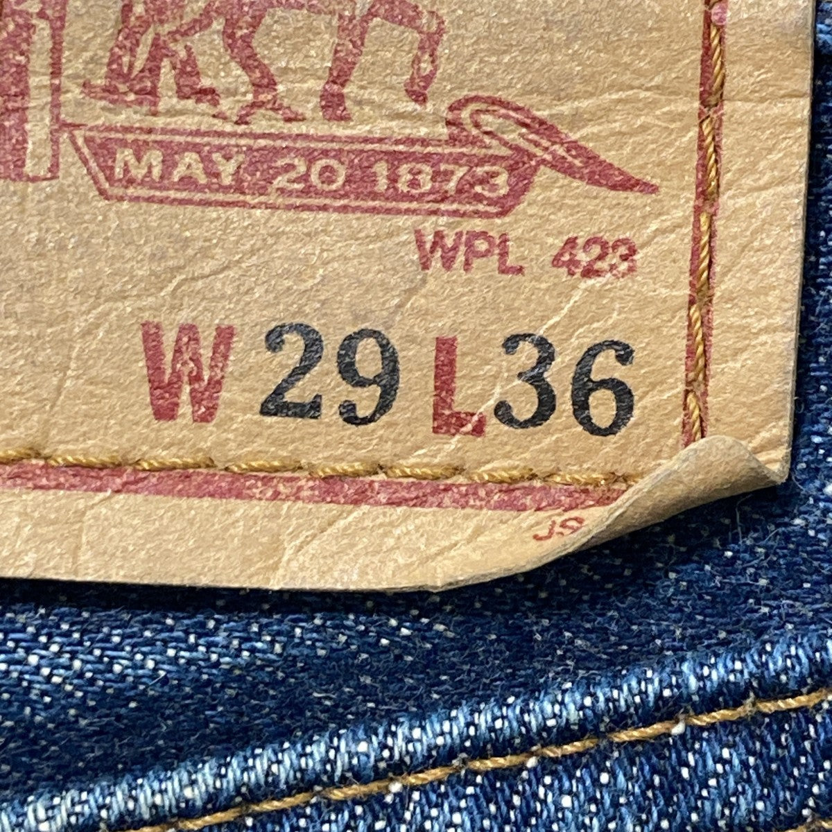 LEVI’S 60s97年製 502BIGE復刻デニムパンツ 古着・中古-9枚目のアイテム画像