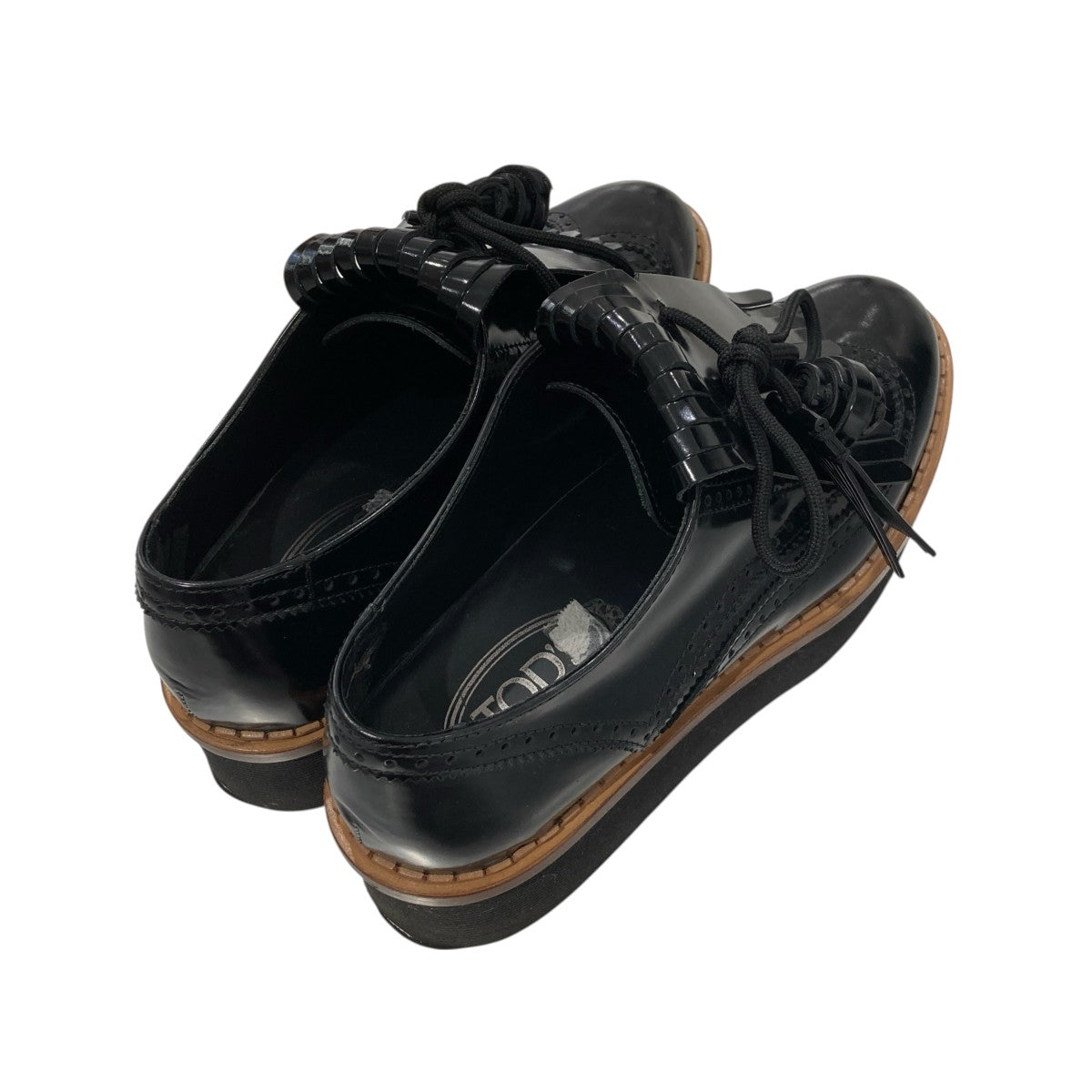 TOD’S KATEタッセル フリンジ オックスフォードレースアップシューズXXW03A0W020SHA 古着・中古-2枚目のアイテム画像