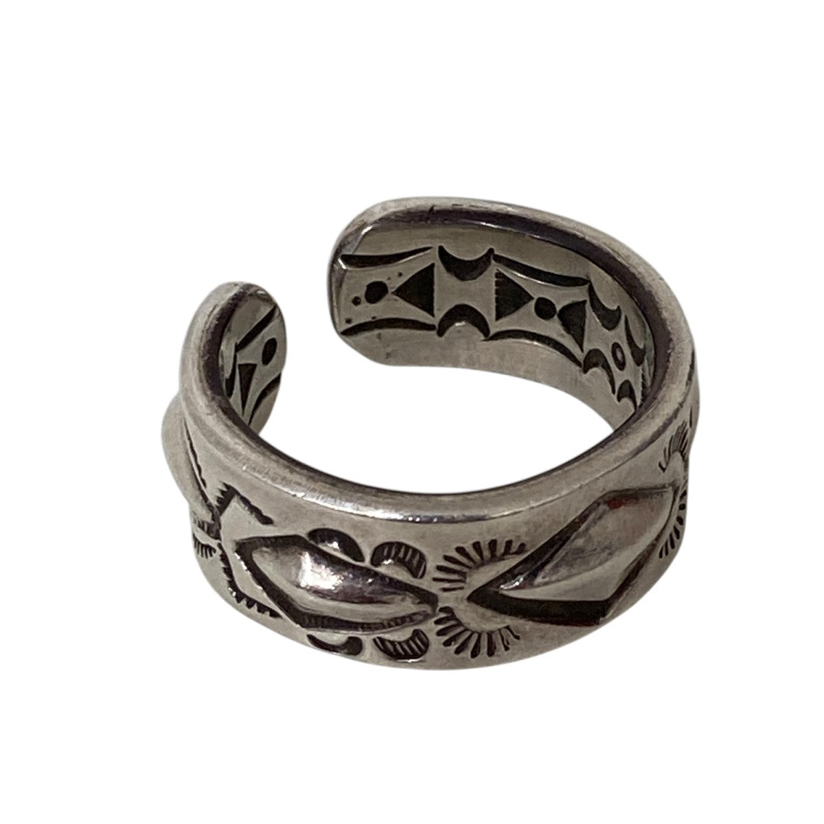 RAY ADAKAI DOUBLE STAMP RING OPEN ENDリング 古着・中古-4枚目のアイテム画像