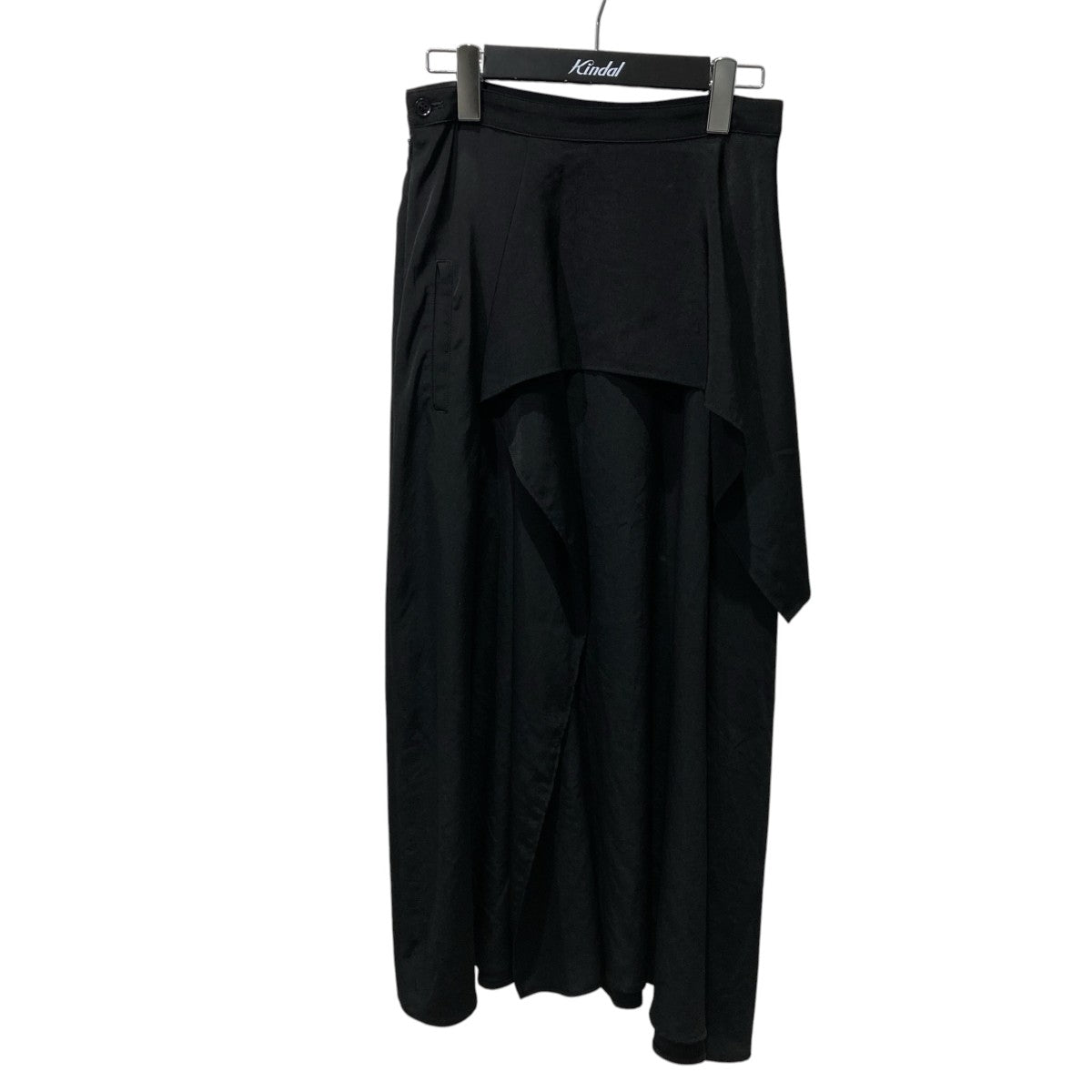 26AWTA PE CREPE DE CHINE ASYMMETRIC DRAPE SKIRTスカートYW-S02-500