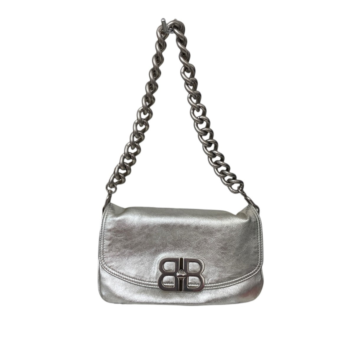 BALENCIAGA BB ソフト スモール フラップバッグショルダーバッグ748598 古着・中古-1枚目のアイテム画像